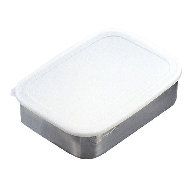 18-8キッチンバット 密閉式(PE蓋付) 中 1個（ご注文単位1個）【直送品】