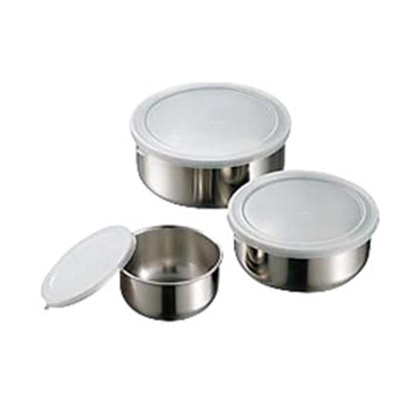 18-8丸フリージングボール 特小 (PE蓋付) 1個（ご注文単位1個）【直送品】