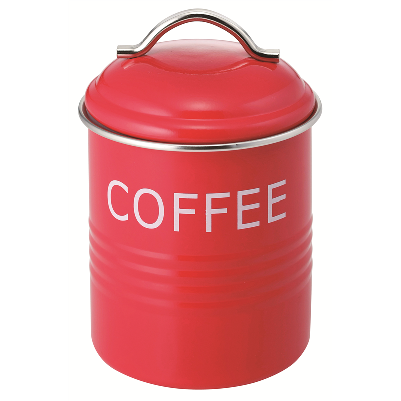 バーネットキャニスター 赤 COFFEE 1個（ご注文単位1個）【直送品】