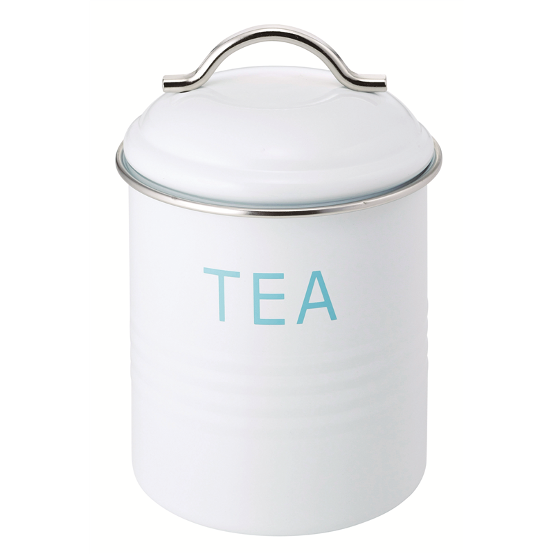 バーネットキャニスター 白 TEA 1個（ご注文単位1個）【直送品】