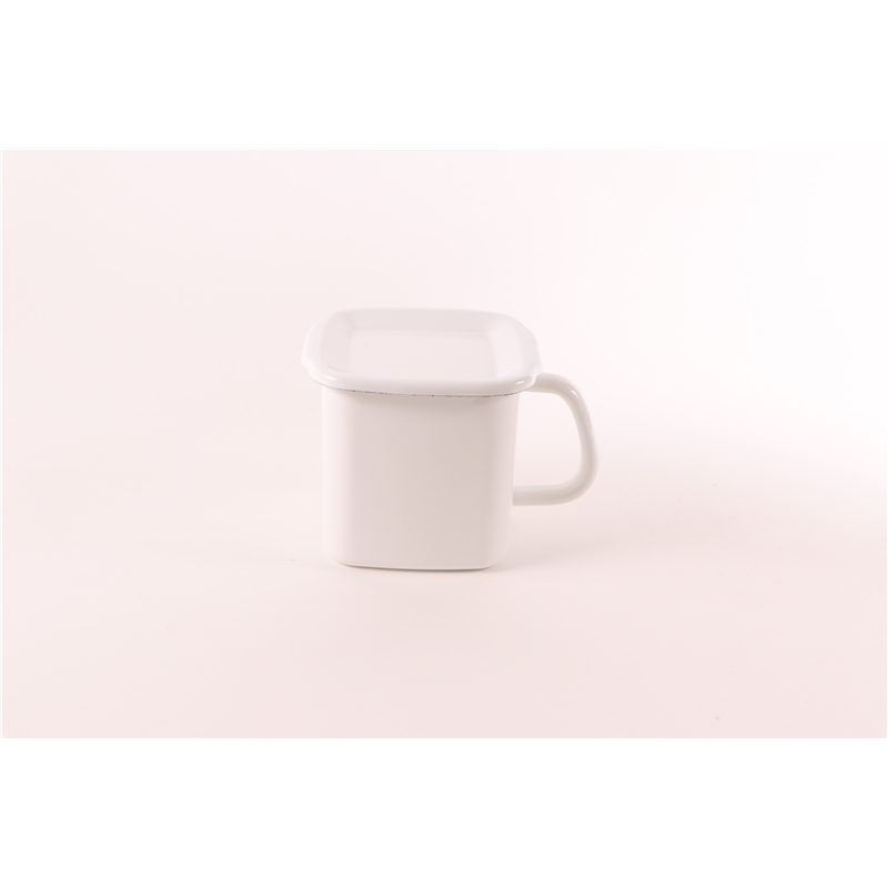 野田琺瑯 MSH-12K w/s 持ち手付ストッカー角型 L 琺瑯蓋付 1個（ご注文単位1個）【直送品】