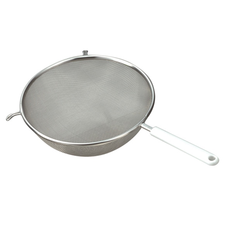 ウロコ PC白柄ストレーナー 22cm 1個（ご注文単位1個）【直送品】