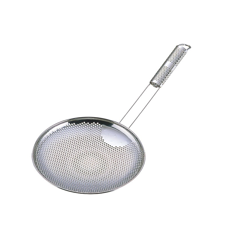 UK18-8パンチングそば揚 横型18cm 1個（ご注文単位1個）【直送品】