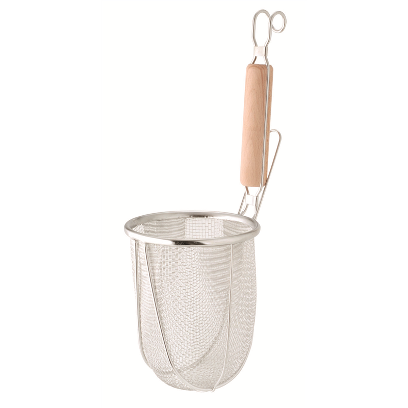 BK 18-8木柄うどんてぼ 大 1個（ご注文単位1個）【直送品】