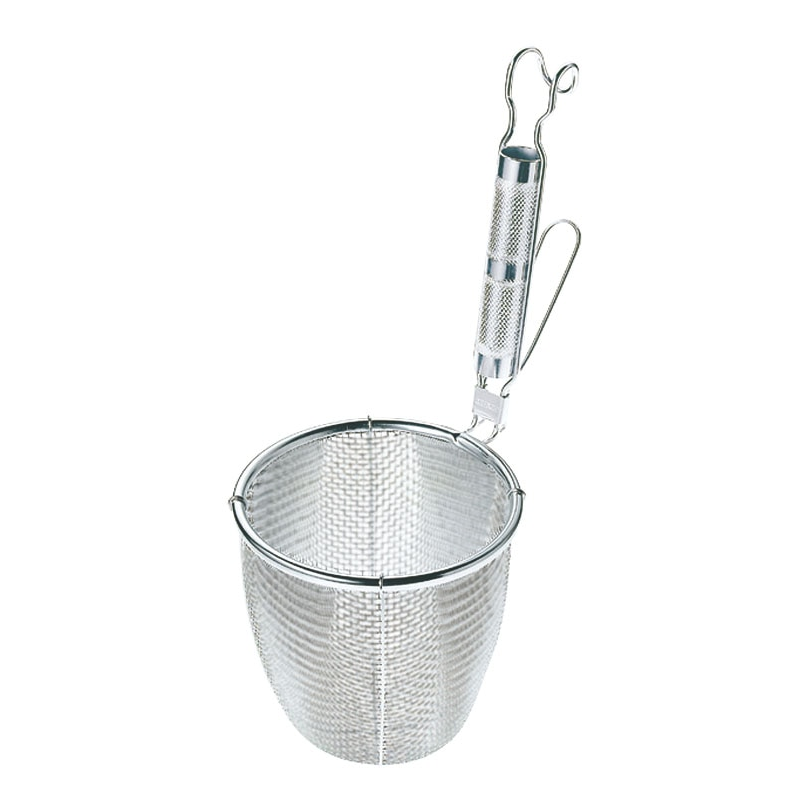 TS 18-8 パイプ柄てぼ 丸底 （フランセ№4)10117 1個（ご注文単位1個）【直送品】