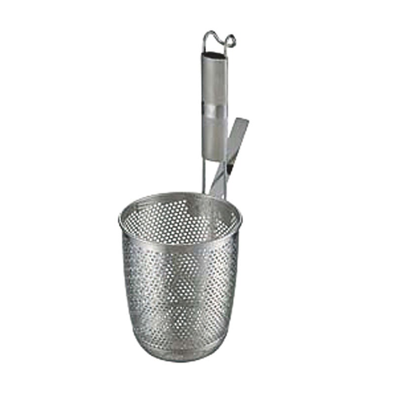 UK 18-8パンチングパイプ柄丸底うどんてぼ S 1個（ご注文単位1個）【直送品】