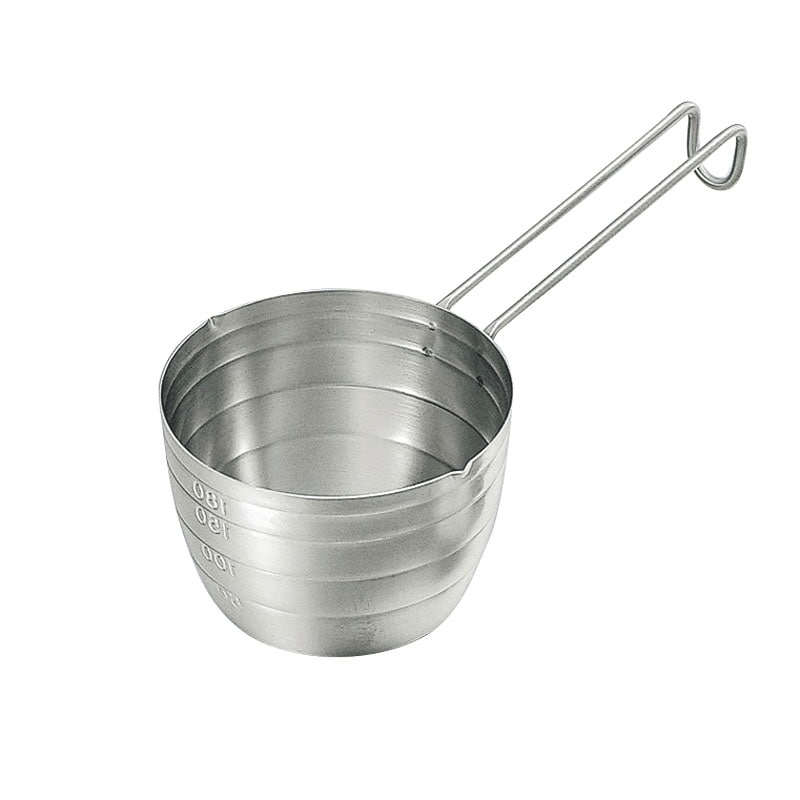 18-8IKD抗菌 湯煎計量カップ 200cc 1個（ご注文単位1個）【直送品】