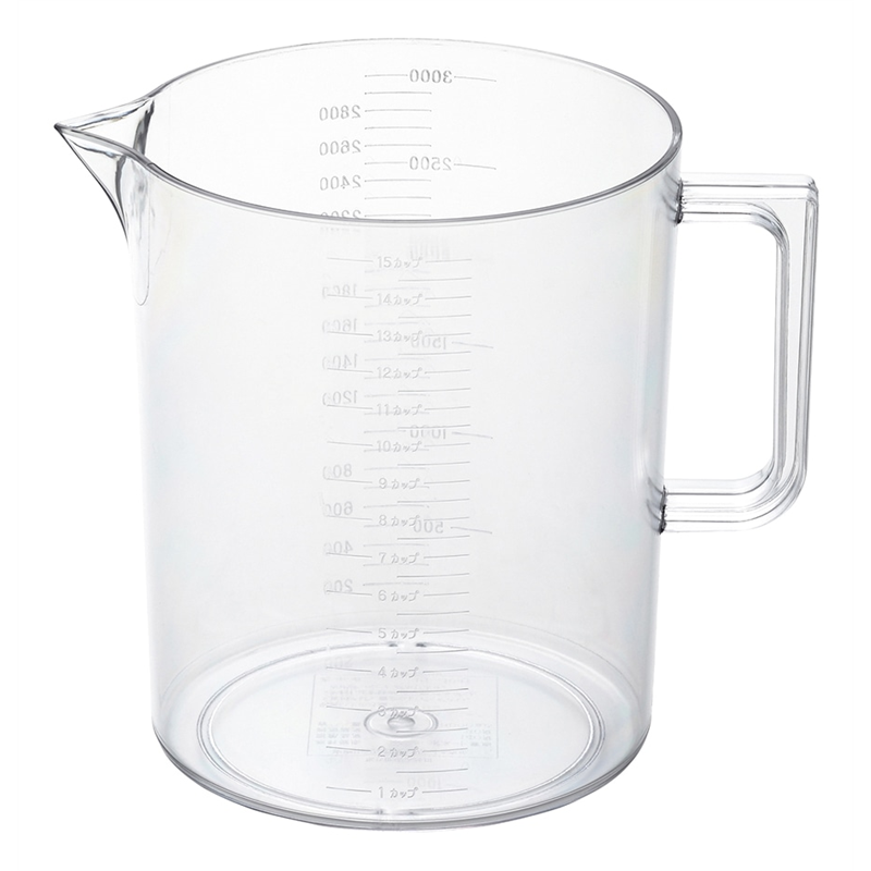 №624 メジャーカップ3L ポリカーボネイト 1個（ご注文単位1個）【直送品】