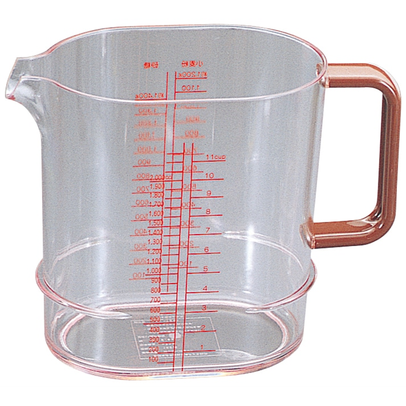 PM-5 ポリカメジャーカップ 2000cc 1個（ご注文単位1個）【直送品】