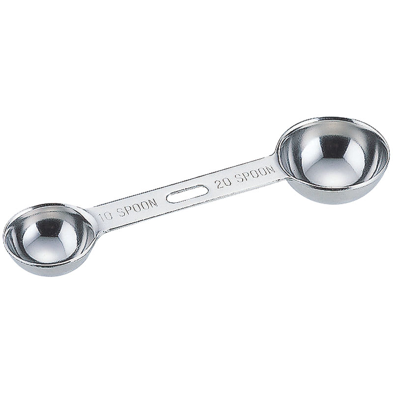 18-8極厚ダブル計量スプーン 10-20 1個（ご注文単位1個）【直送品】
