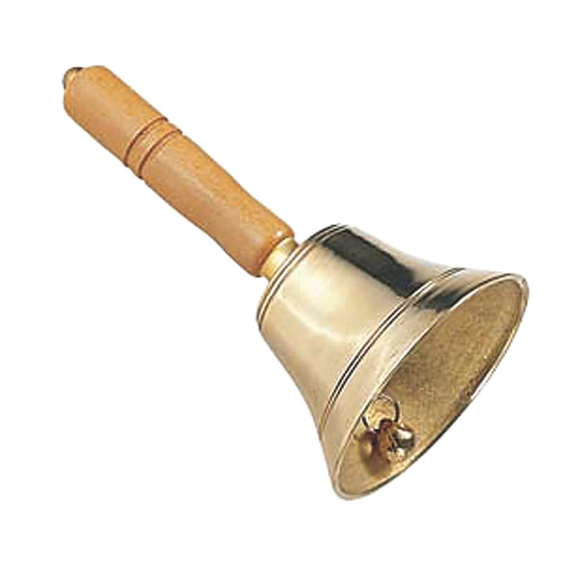 真鍮 手振り鈴 11cm 1個（ご注文単位1個）【直送品】