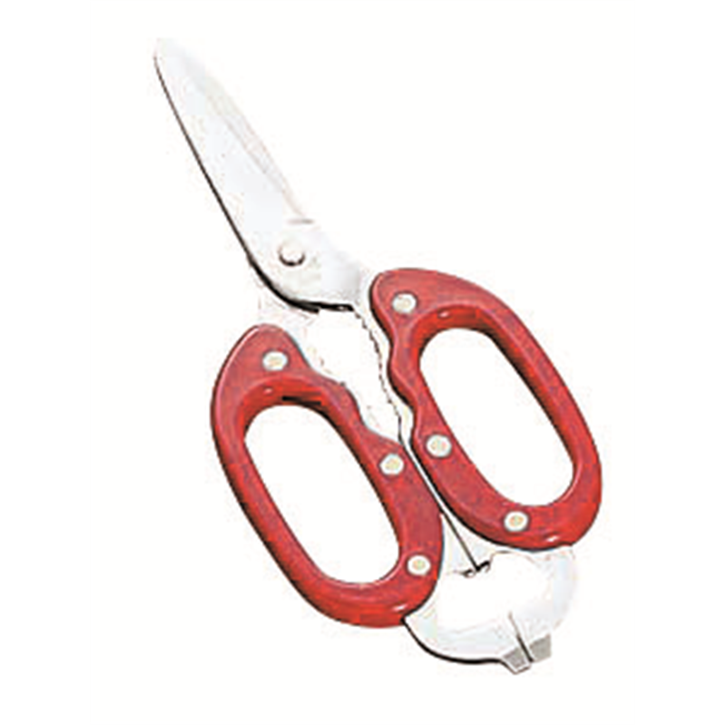 C-01 キッチンバサミ コックさん 赤 1個（ご注文単位1個）【直送品】