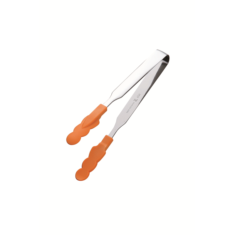 N抗菌耐熱カラートングスリム 小 オレンジ 1個（ご注文単位1個）【直送品】