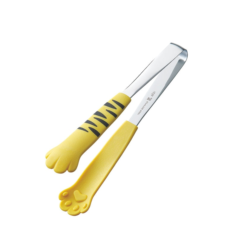 18-0卓上トングきゃっちだにゃん とら黄 1個(ご注文単位1個)【直送品】