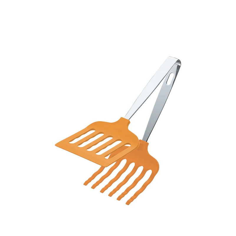 抗菌耐熱マルチグリルトング265mm オレンジ 1個(ご注文単位1個)【直送品】