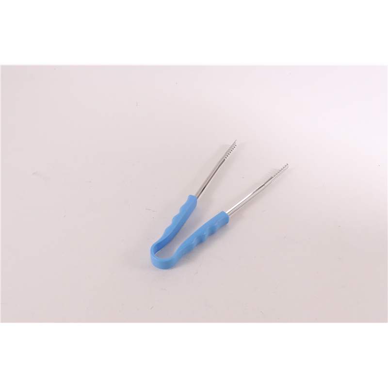 カラー給食トングPP柄 ブルー 1個(ご注文単位1個)【直送品】