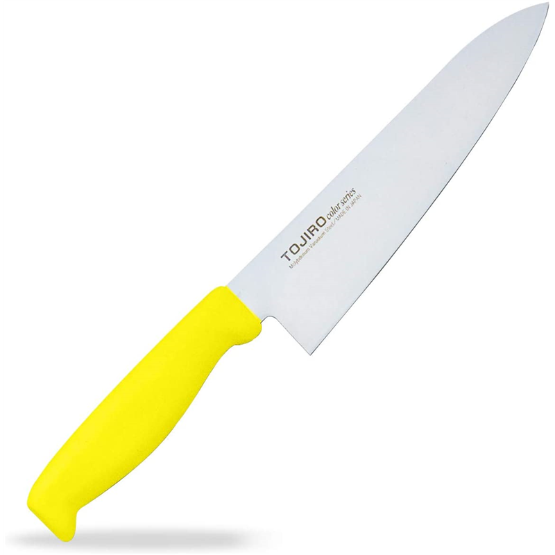 TOJIROカラー牛刀 18cm イエロー F-145Y 1個（ご注文単位1個）【直送品】