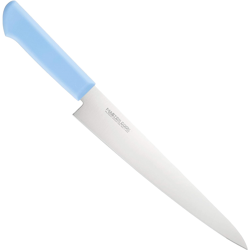 マスターコック MCSK-240 筋引 24cm ブルー 1個（ご注文単位1個）【直送品】