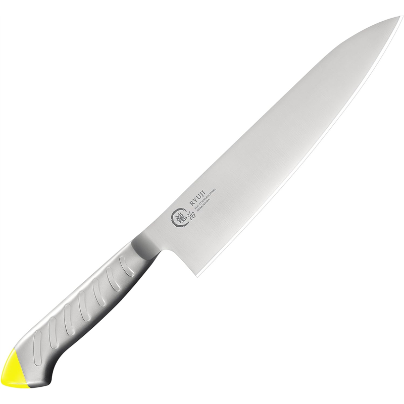 龍治 ステンカラー 牛刀 270mm 黄 RYS-16Y 1個（ご注文単位1個）【直送品】