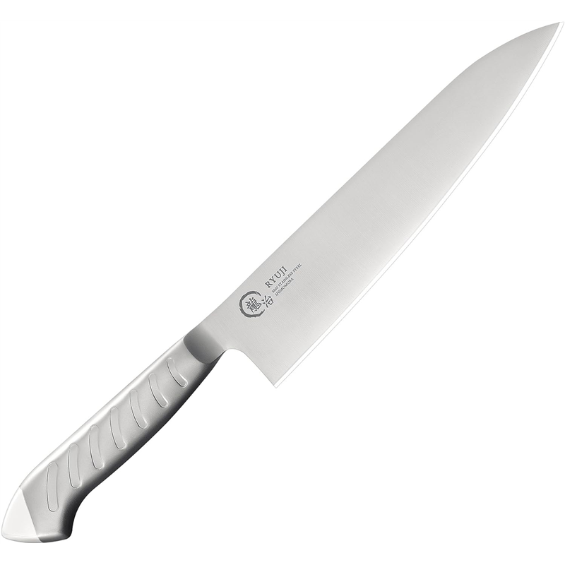 龍治 ステンカラー 牛刀 300mm 白 RYS-17W 1個（ご注文単位1個）【直送品】