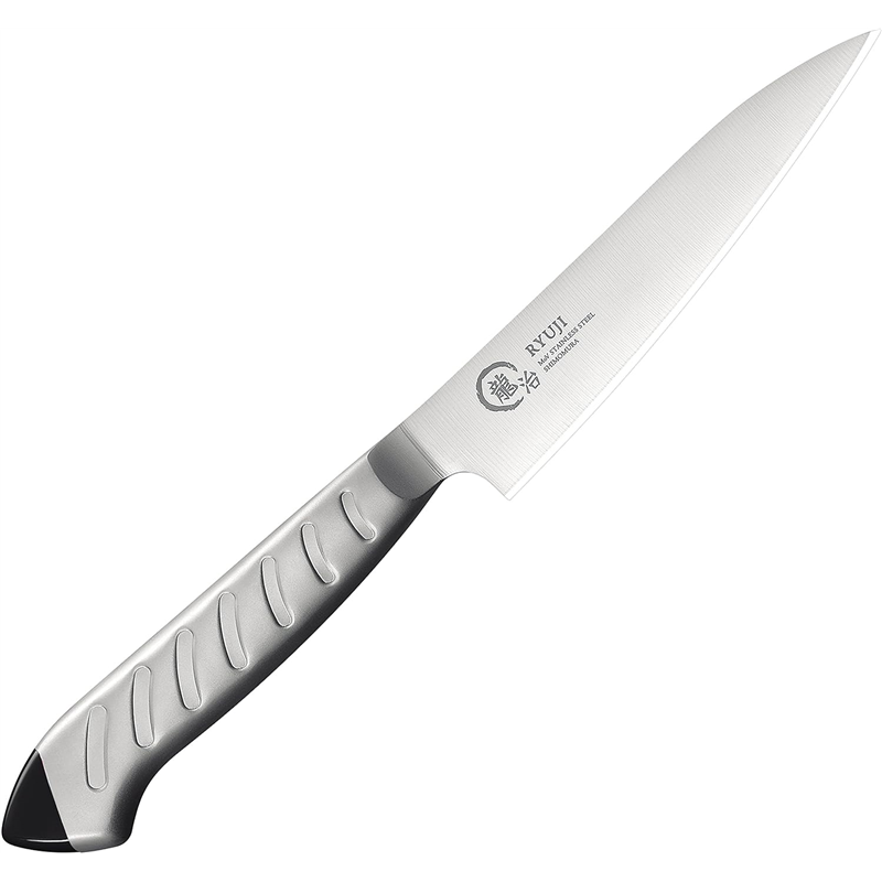 龍治 ステンカラー ペティ 150mm 黒 RYS-20B 1個（ご注文単位1個）【直送品】