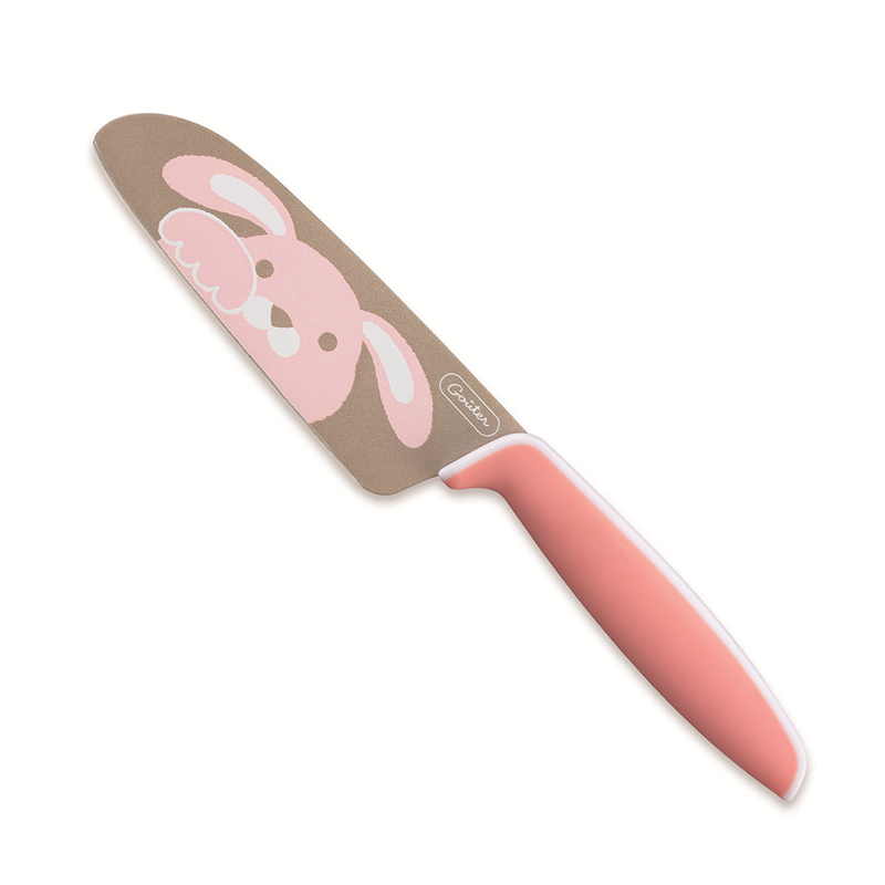 こども用庖丁グーテ 105m(うさぎ･ピンク) FC-791 1個（ご注文単位1個）【直送品】