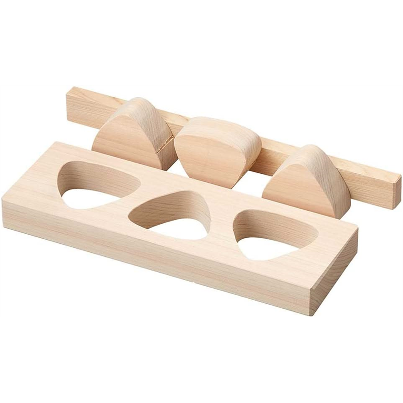 桧 おにぎり型 押器付 3穴 1個（ご注文単位1個）【直送品】