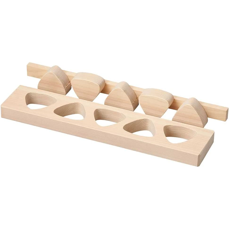 桧 おにぎり型 押器付 5穴 1個（ご注文単位1個）【直送品】