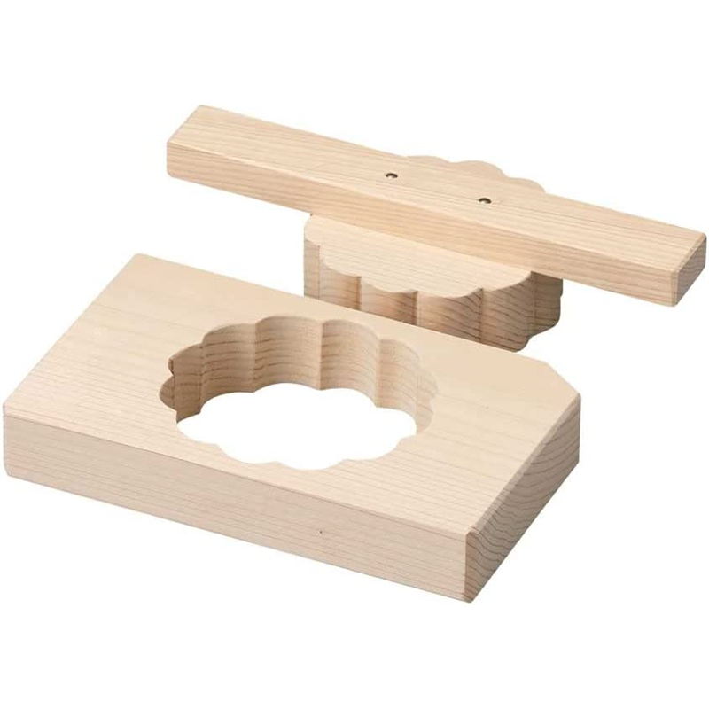 058167桧 物相型 菊 1個（ご注文単位1個）【直送品】