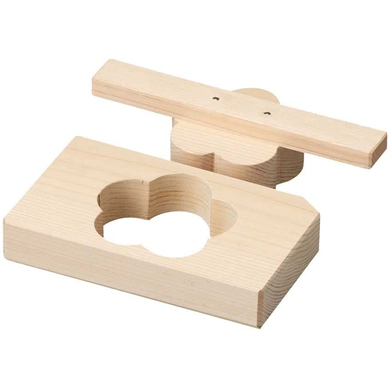 桧 物相型 梅 1個（ご注文単位1個）【直送品】