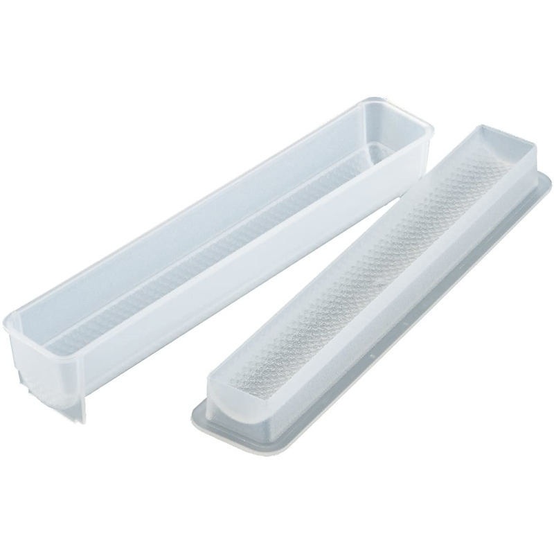 WE-132 マジック寿司型クリアー 細巻 200x40xH38 1個（ご注文単位1個）【直送品】