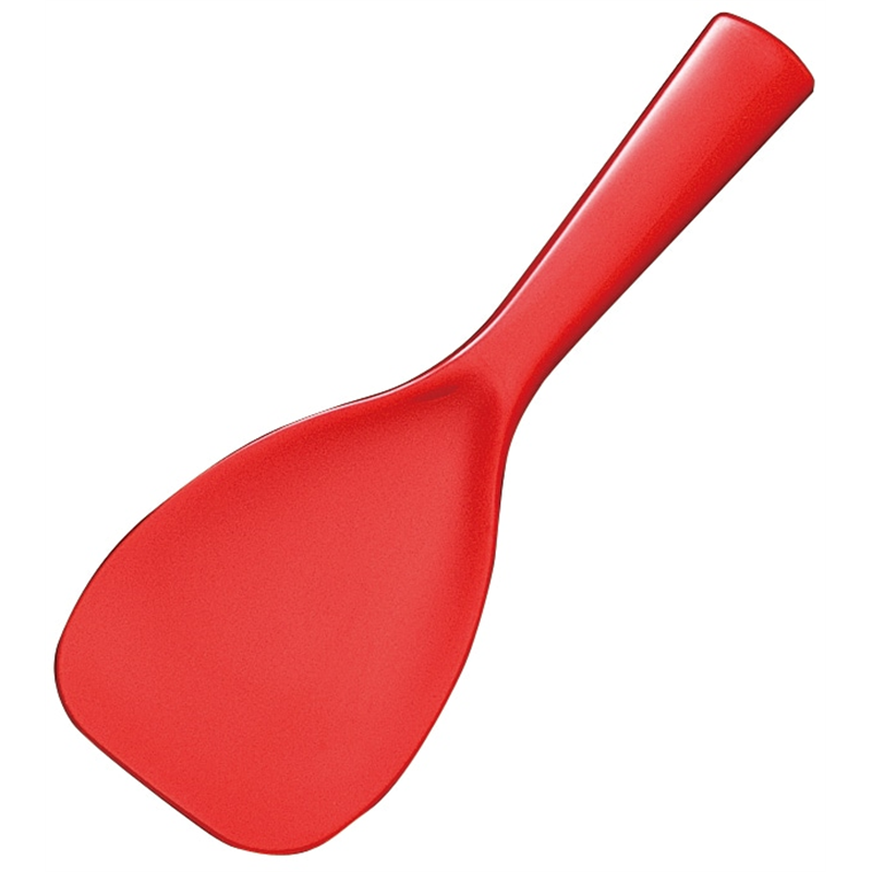 101R 飯杓子(大)赤 袋入 抗菌 1個（ご注文単位1個）【直送品】