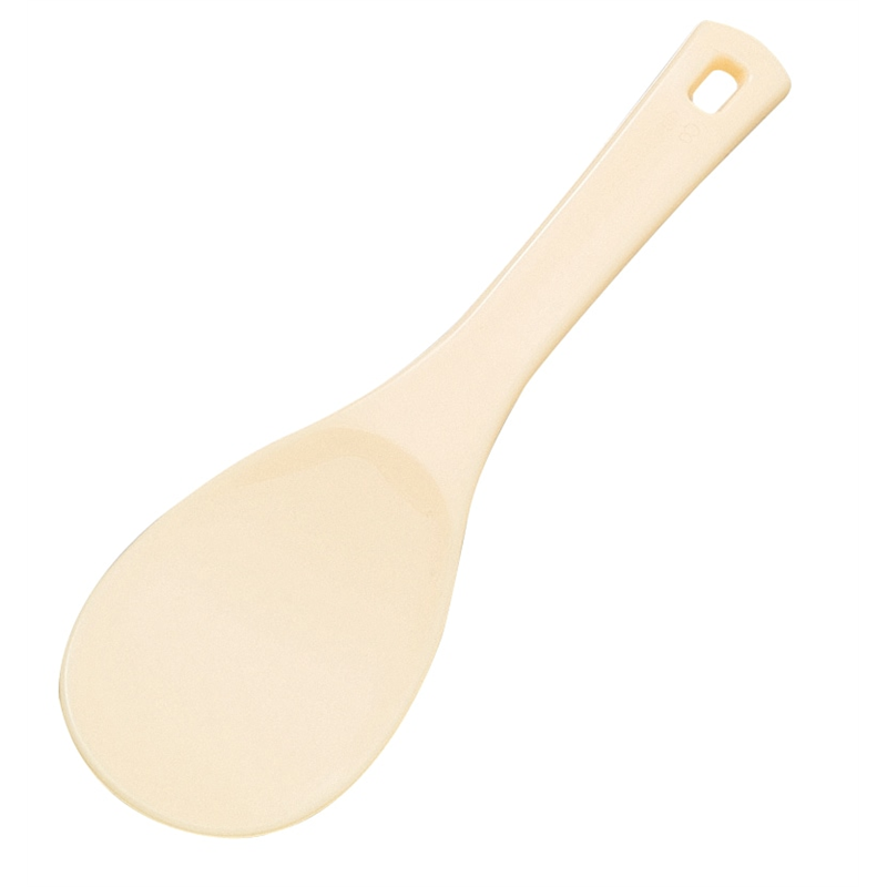 117 飯杓子 8号(24cm)クリーム袋入 1個（ご注文単位1個）【直送品】