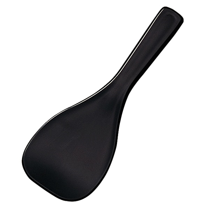 102B 飯杓子(小)黒 袋入 抗菌 1個（ご注文単位1個）【直送品】