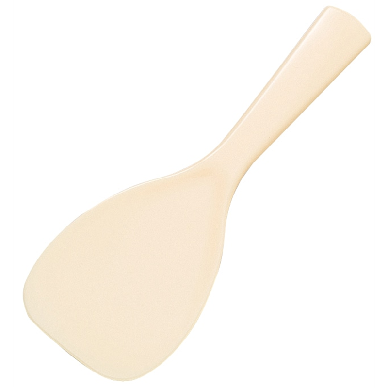101K 飯杓子(大)クリーム 袋入 抗菌 1個（ご注文単位1個）【直送品】