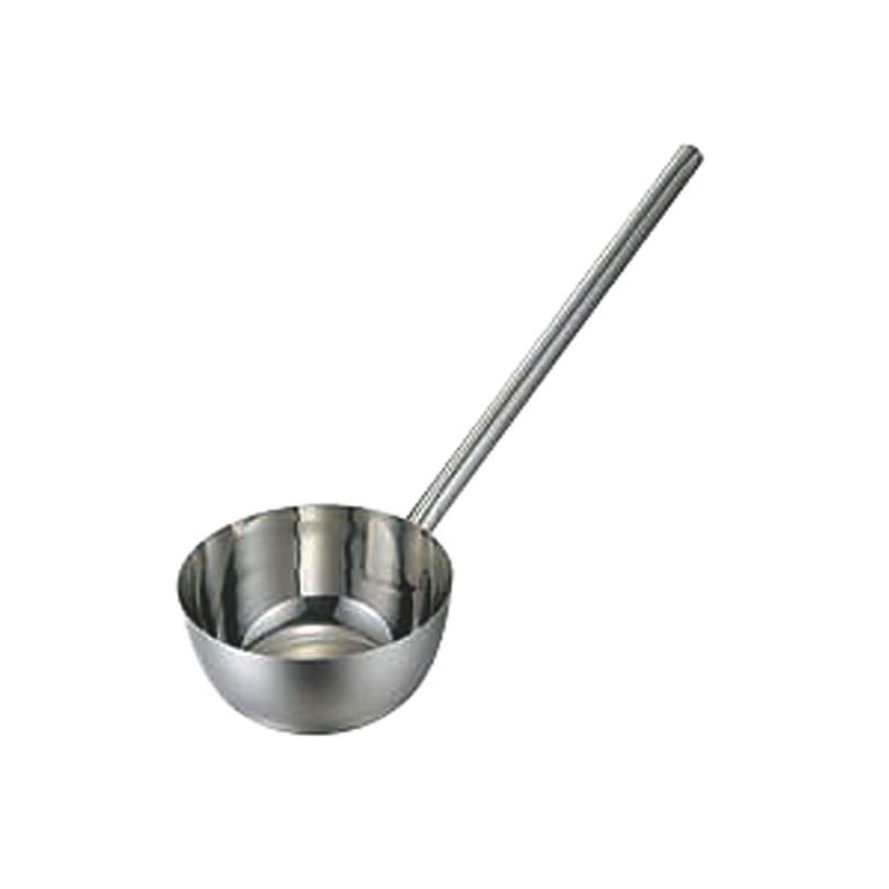 18-8パイプ柄ひしゃく 15cm 柄25cm 1個（ご注文単位1個）【直送品】