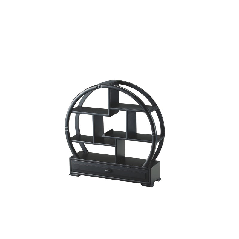 丸型茶壷飾棚 引出し付X07J004-1 1個（ご注文単位1個）【直送品】