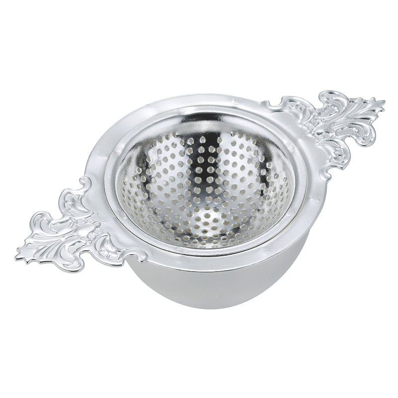 18-8STシルバー ティーストレーナー クィーン 1個(ご注文単位1個)【直送品】