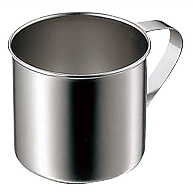 柏18-8手付コップ 9cm(570cc) 1個(ご注文単位1個)【直送品】