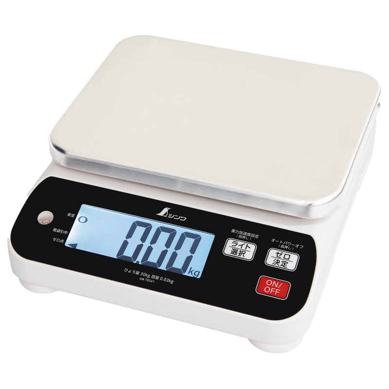 シンワ防塵防水 デジタルハカリ WP 20kg 1個（ご注文単位1個）【直送品】