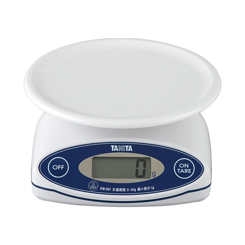 タニタ KW-001-WH Dクッキングスケール 2kg 1個（ご注文単位1個）【直送品】