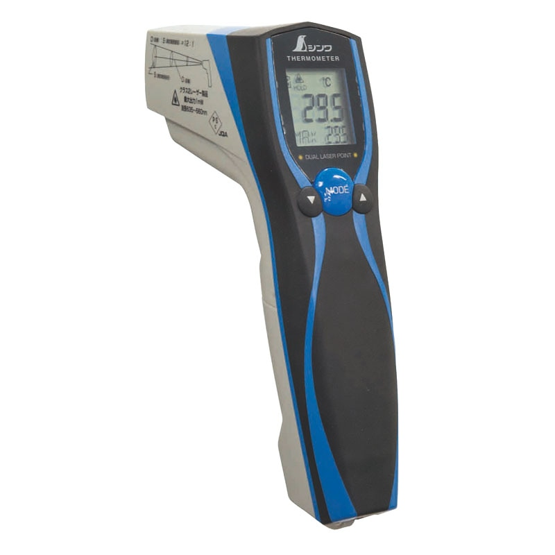 №73036放射温度計 E 防塵防水 デュアルレーザーポイント 1個（ご注文単位1個）【直送品】