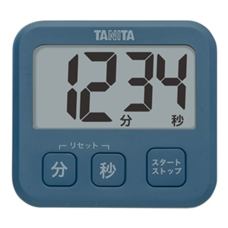 タニタ TD-408-BL(ブルー) 薄型タイマー 1個（ご注文単位1個）【直送品】
