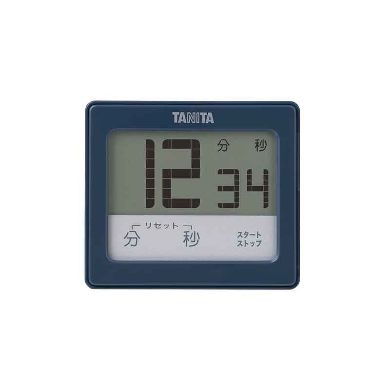 タニタ TD-414-BL(ブルー) 防水タッチパネルタイマー 1個（ご注文単位1個）【直送品】