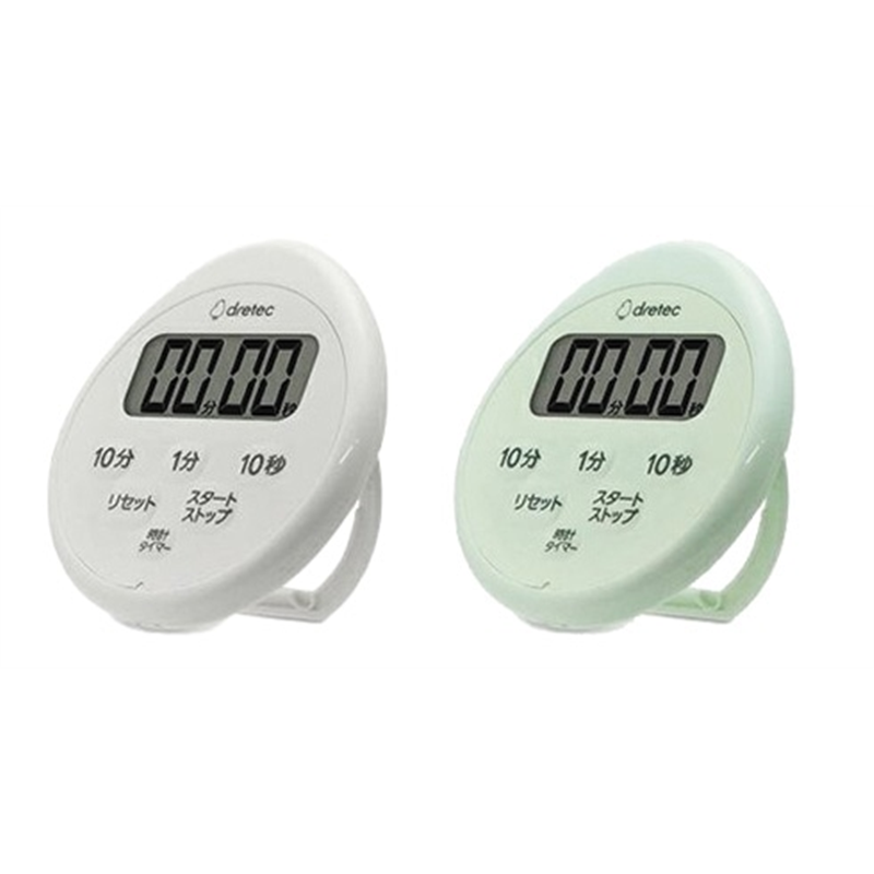 DR時計付防水タイマー T-611GN グリーン 1個（ご注文単位1個）【直送品】