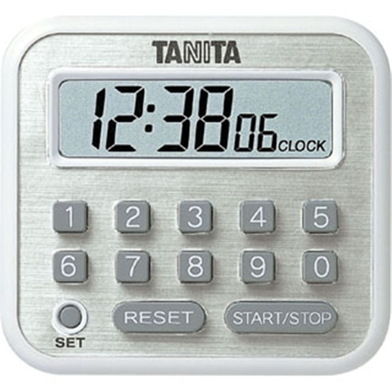 タニタ TD-375-WH(ホワイト) 長時間タイマー100時間計 1個（ご注文単位1個）【直送品】