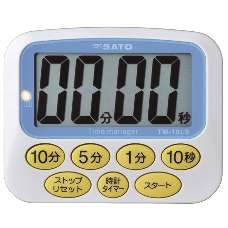 SATO でかタイマー TM-19LS 1個（ご注文単位1個）【直送品】