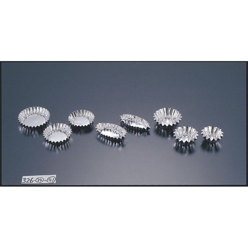 アルミ箔マドレーヌ型 小 丸型 №305 1個（ご注文単位1個）【直送品】