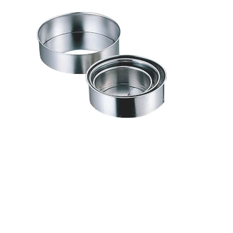 AG 18-8総絞りレアーケーキ型(底取)15cm 1個（ご注文単位1個）【直送品】