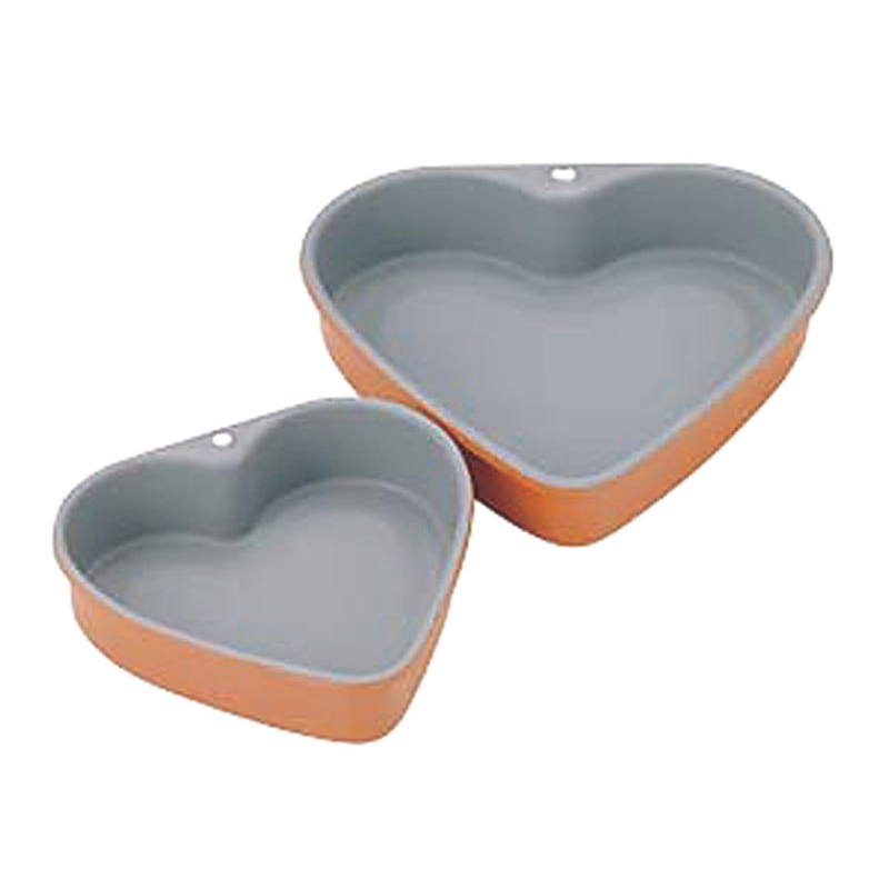 トッピングオレンジ ハートケーキ型 小 B-114 1個（ご注文単位1個）【直送品】